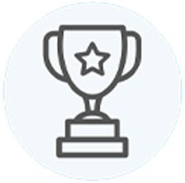 trophy with a star on it
