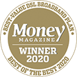 Money magazine 2020 best value broadband plan award winner
