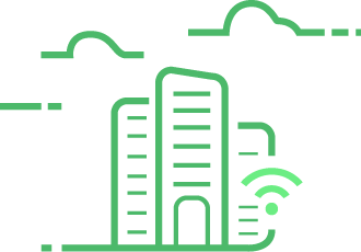 Office Building with WiFi Signal
