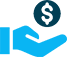 animated hand holding money